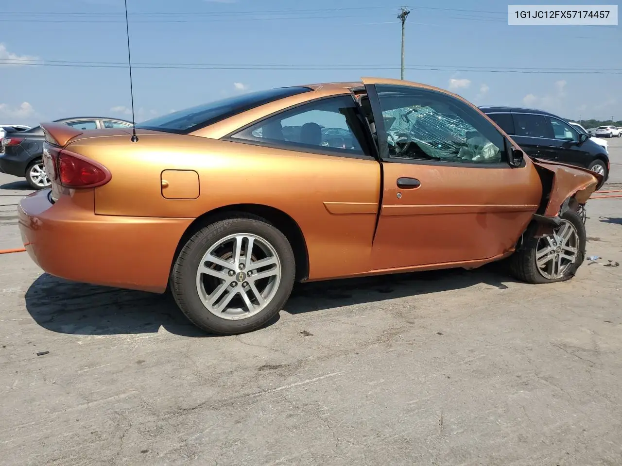 2005 Chevrolet Cavalier VIN: 1G1JC12FX57174457 Lot: 62388035