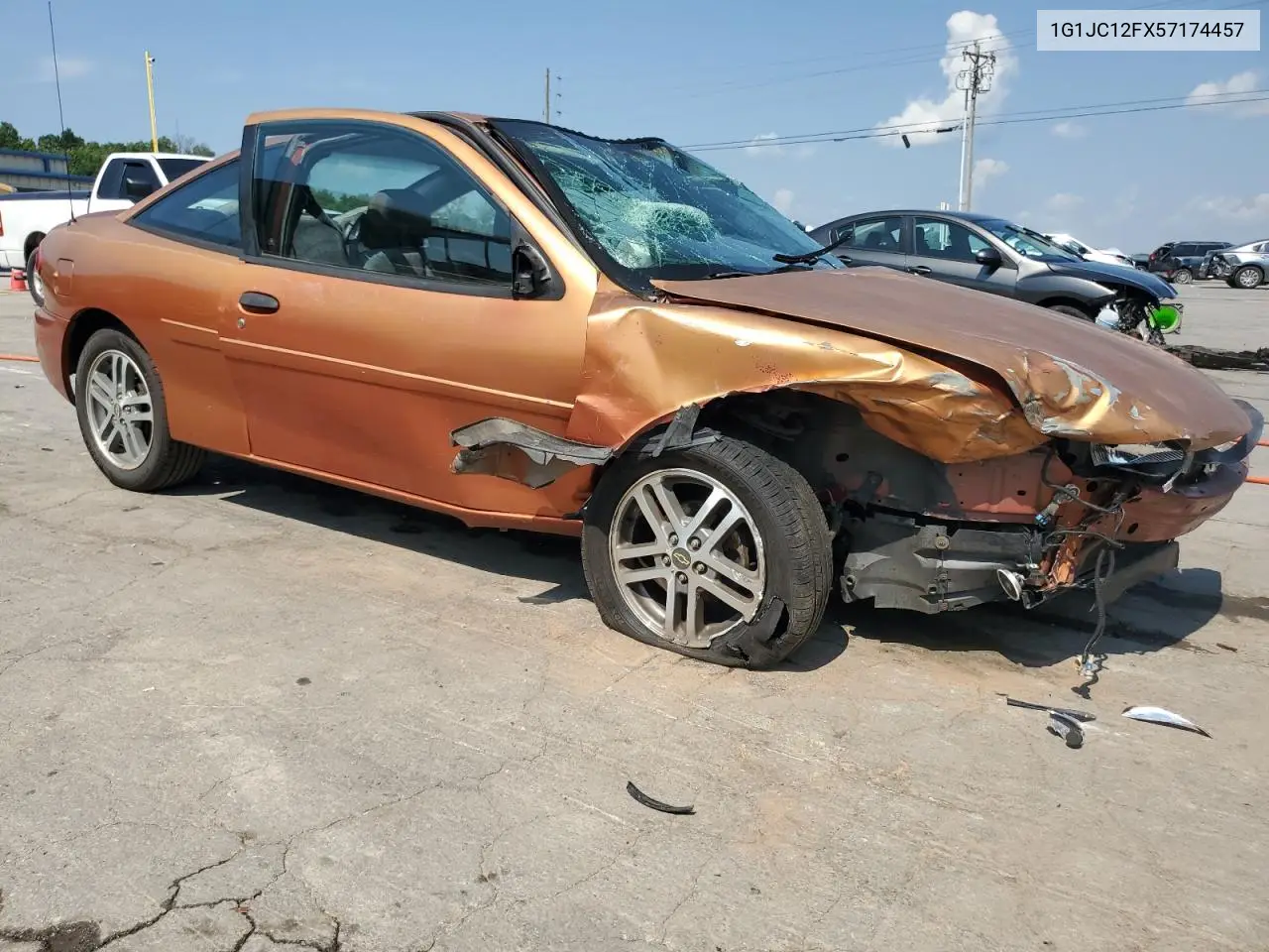 2005 Chevrolet Cavalier VIN: 1G1JC12FX57174457 Lot: 62388035