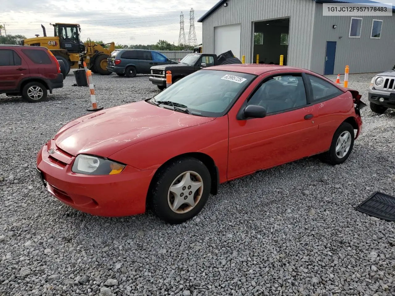 2005 Chevrolet Cavalier VIN: 1G1JC12F957178483 Lot: 62995725