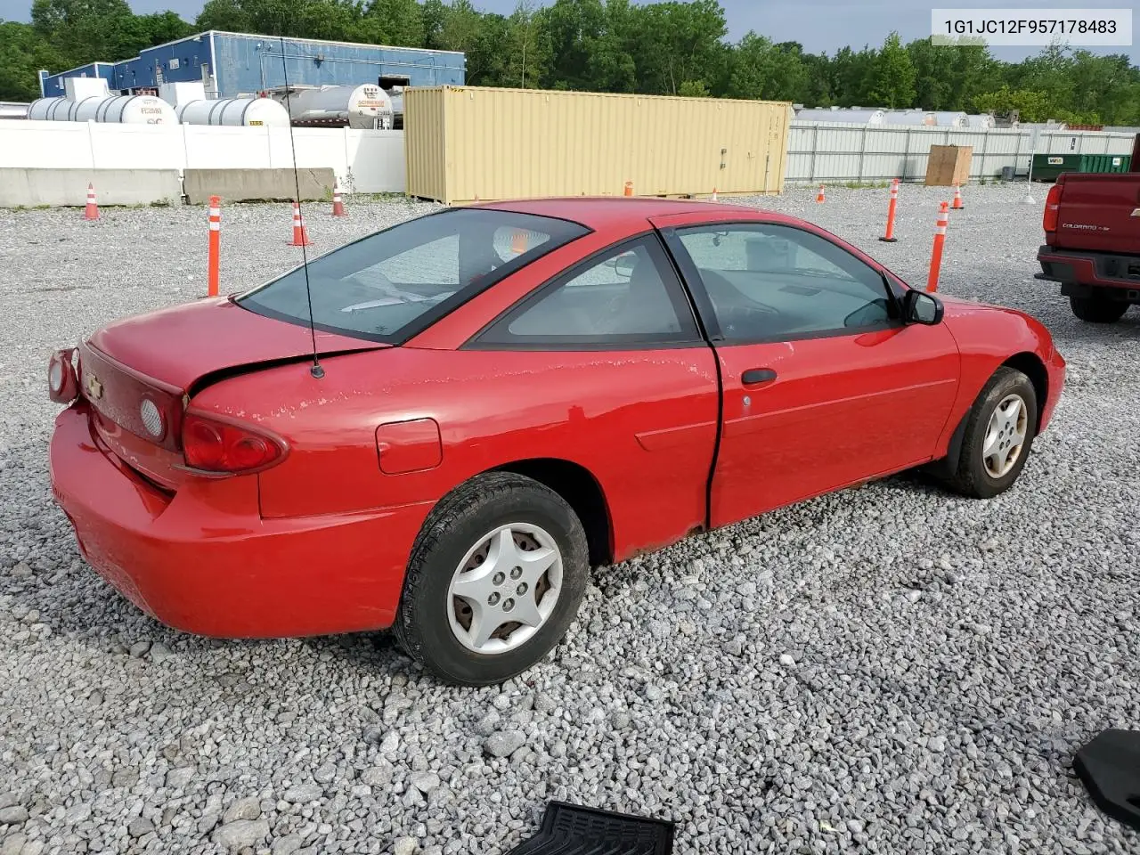 2005 Chevrolet Cavalier VIN: 1G1JC12F957178483 Lot: 62995725