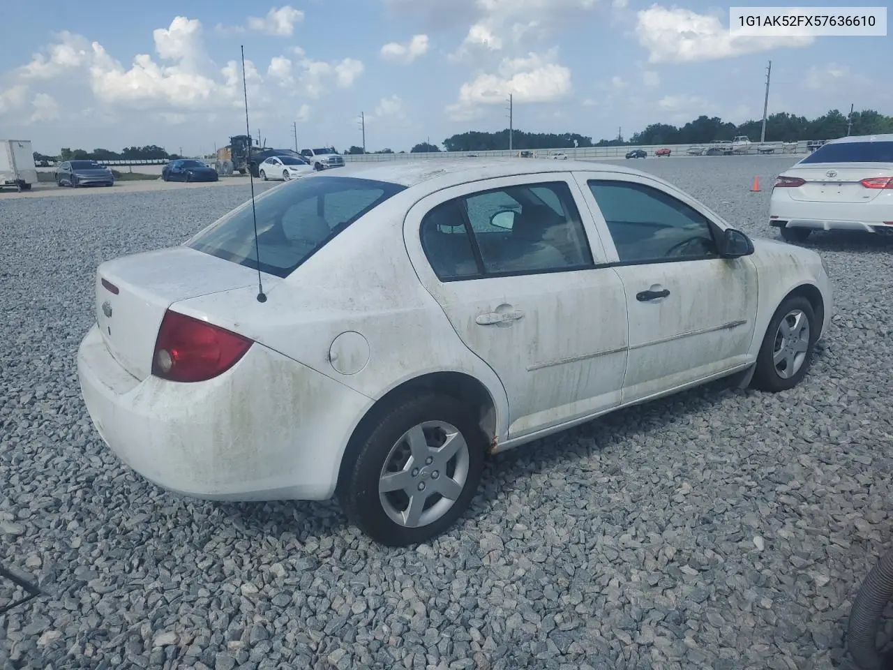 2005 Chevrolet Cobalt VIN: 1G1AK52FX57636610 Lot: 51441775