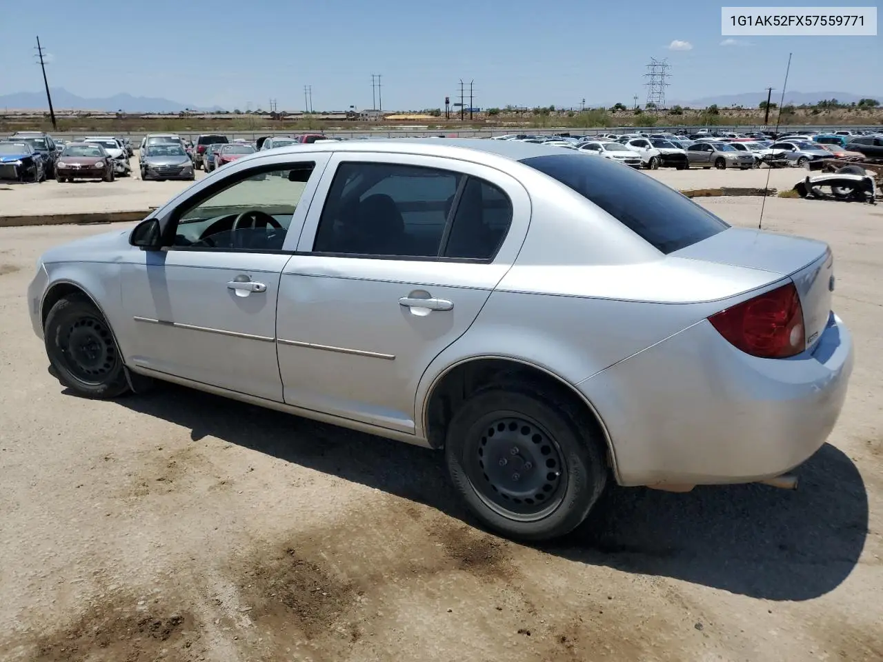 2005 Chevrolet Cobalt VIN: 1G1AK52FX57559771 Lot: 62962535