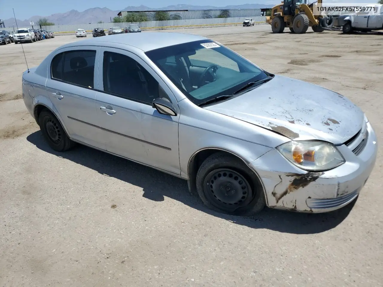 2005 Chevrolet Cobalt VIN: 1G1AK52FX57559771 Lot: 62962535