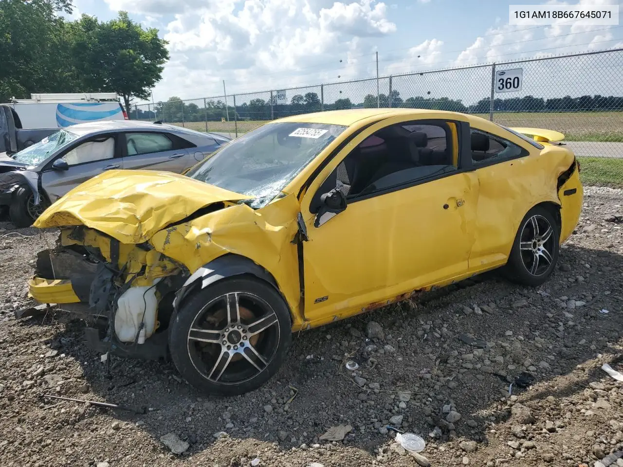 2006 Chevrolet Cobalt Ss VIN: 1G1AM18B667645071 Lot: 62554755