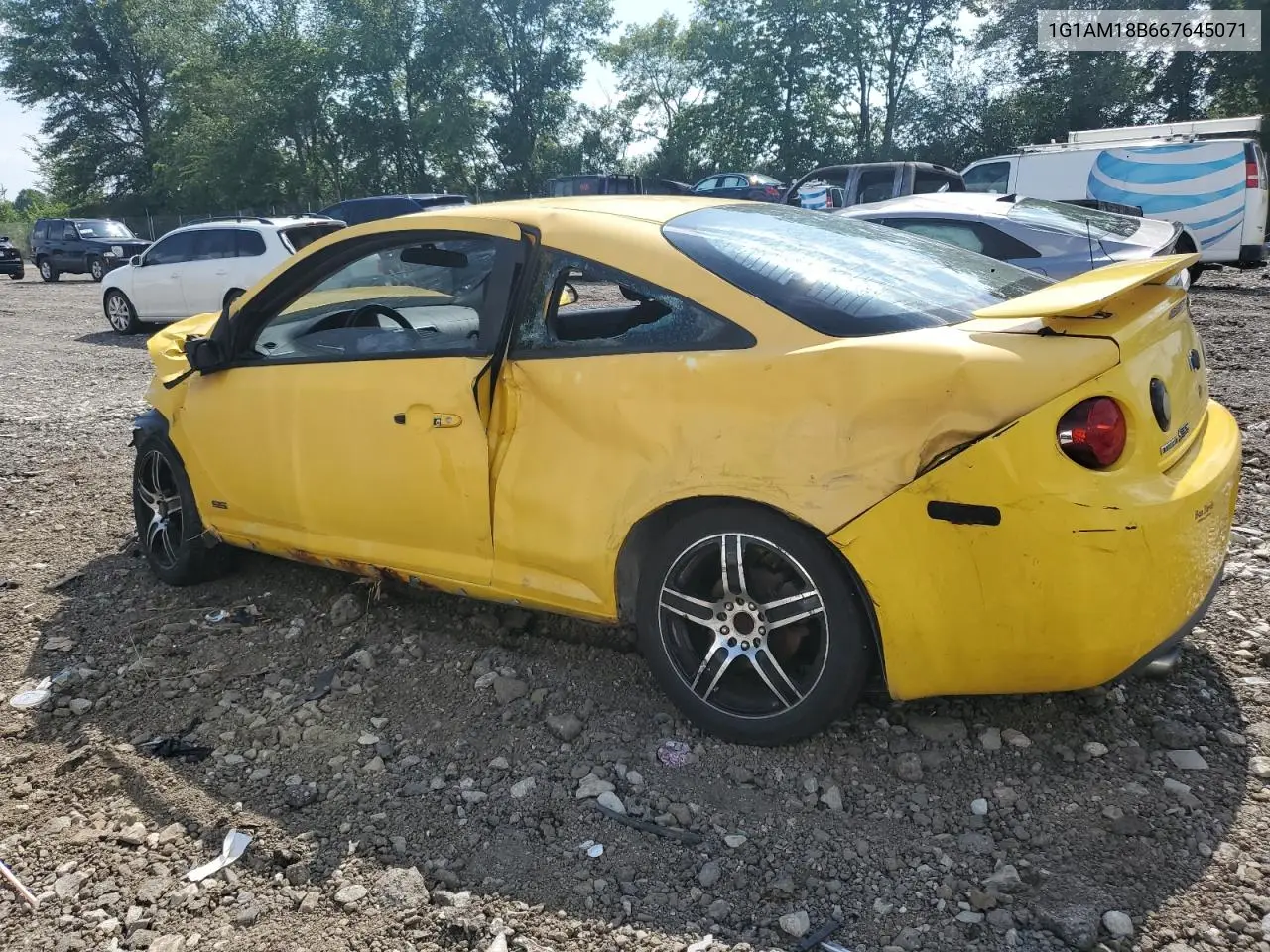 2006 Chevrolet Cobalt Ss VIN: 1G1AM18B667645071 Lot: 62554755