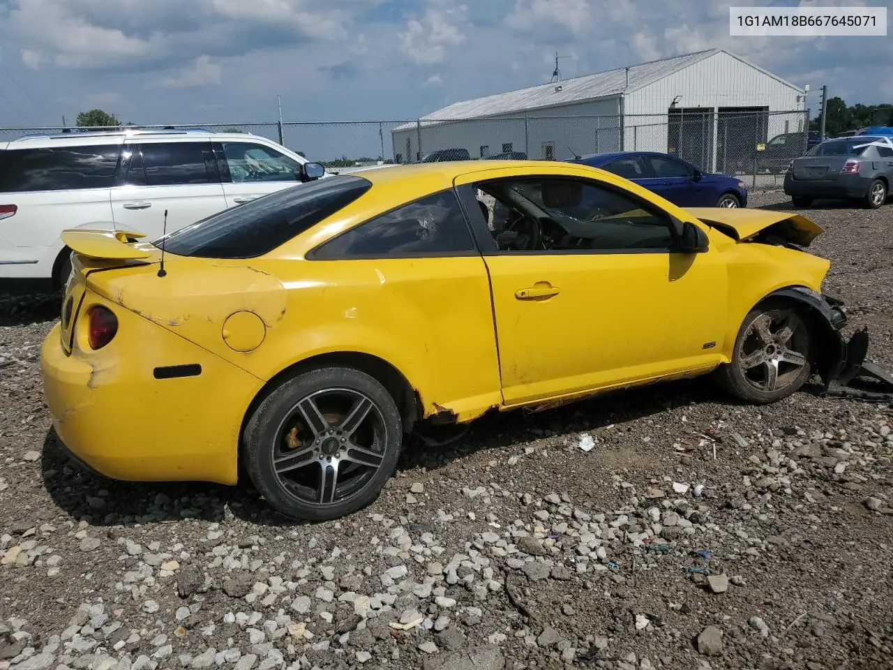 2006 Chevrolet Cobalt Ss VIN: 1G1AM18B667645071 Lot: 62554755