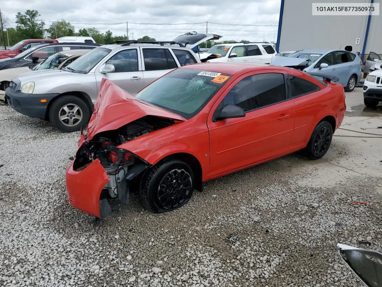 2007 Chevrolet Cobalt Ls VIN: 1G1AK15F877350973 Lot: 55413055