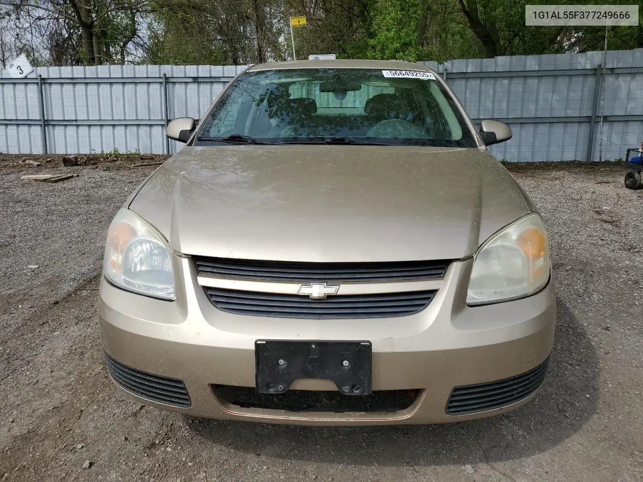 2007 Chevrolet Cobalt Lt VIN: 1G1AL55F377249666 Lot: 56649255