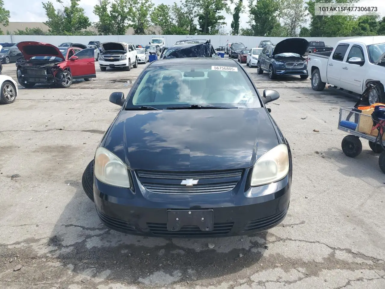 2007 Chevrolet Cobalt Ls VIN: 1G1AK15F477306873 Lot: 56756805