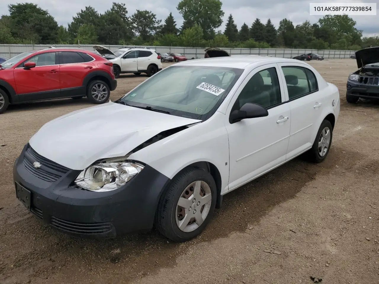 2007 Chevrolet Cobalt Ls VIN: 1G1AK58F777339854 Lot: 62534735