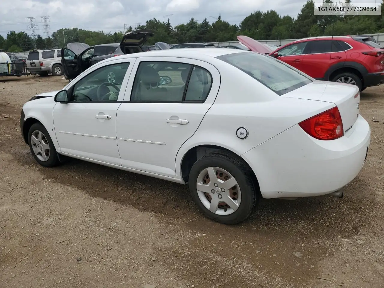 2007 Chevrolet Cobalt Ls VIN: 1G1AK58F777339854 Lot: 62534735