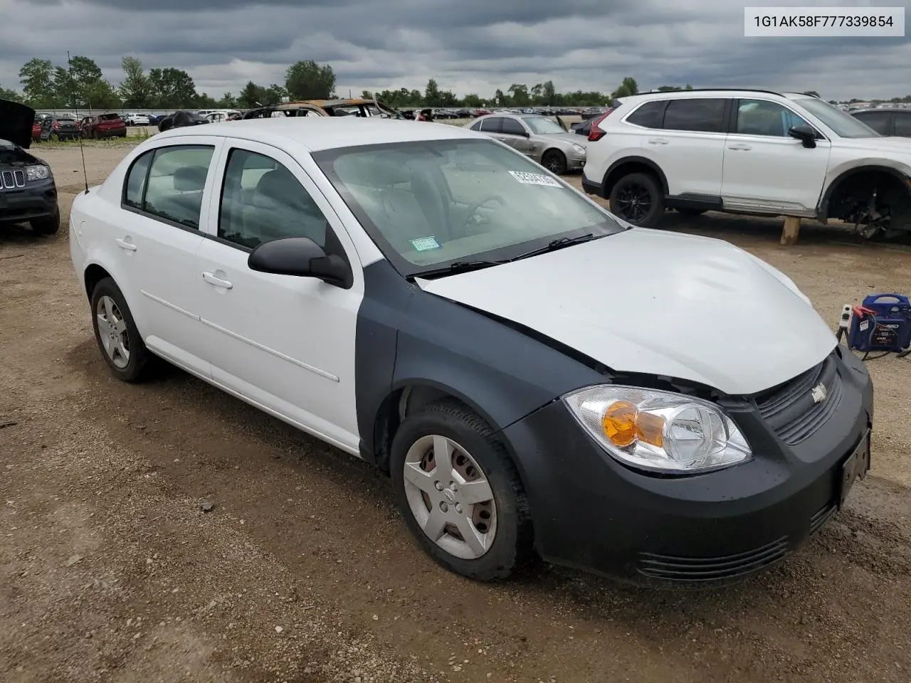 2007 Chevrolet Cobalt Ls VIN: 1G1AK58F777339854 Lot: 62534735
