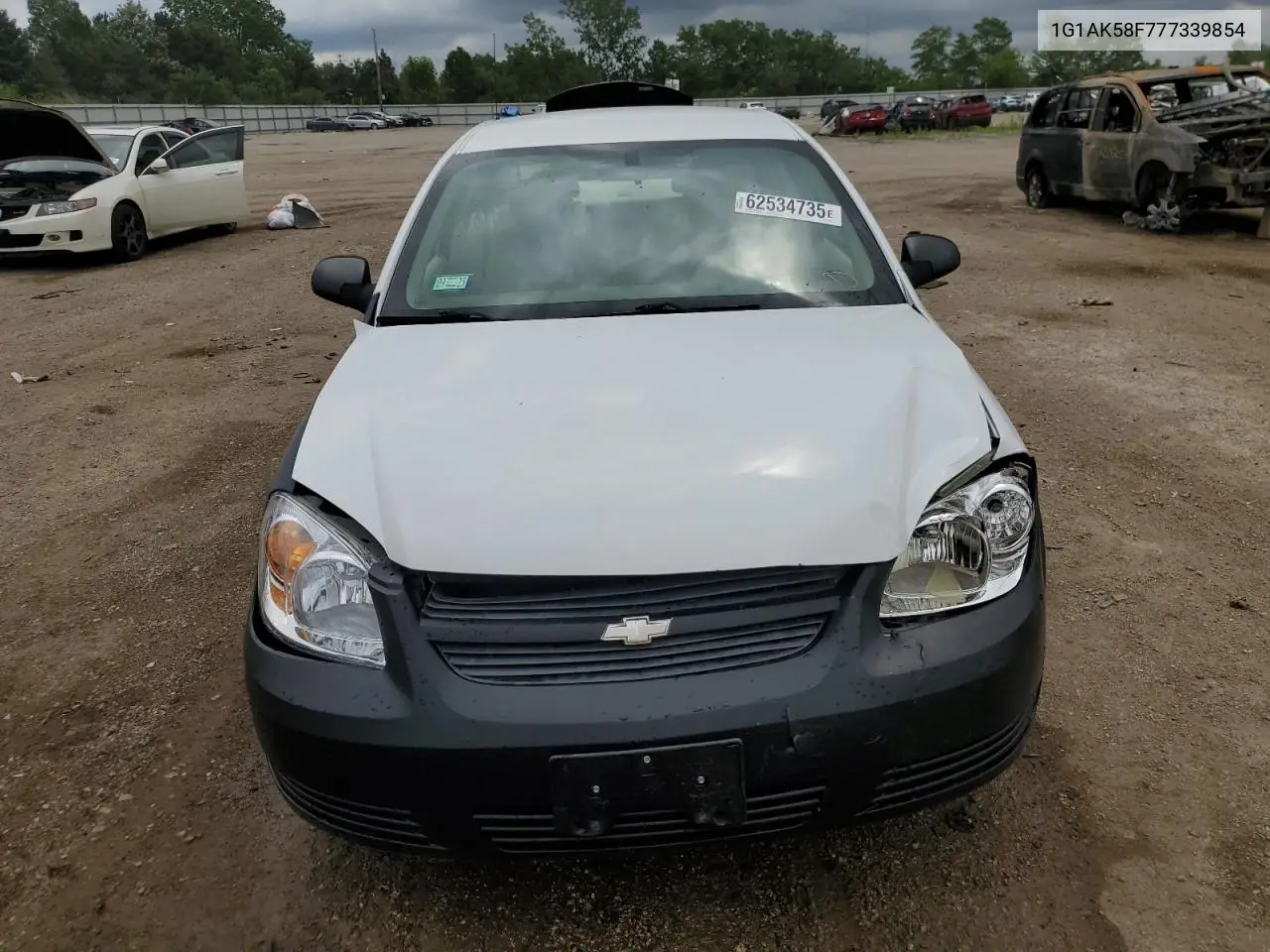 2007 Chevrolet Cobalt Ls VIN: 1G1AK58F777339854 Lot: 62534735