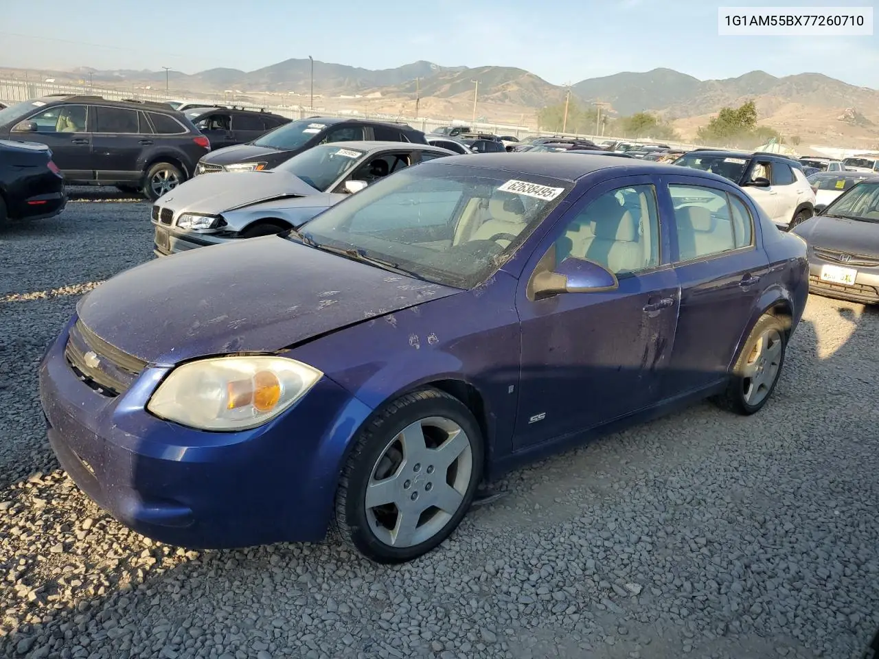 2007 Chevrolet Cobalt Ss VIN: 1G1AM55BX77260710 Lot: 62638495