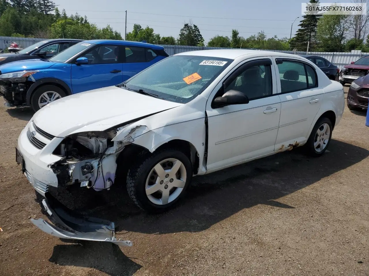 2007 Chevrolet Cobalt Ls VIN: 1G1AJ55FX77160263 Lot: 63194195