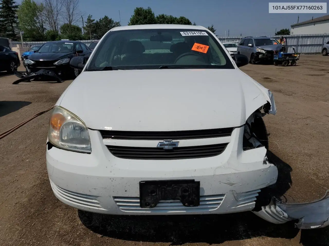 2007 Chevrolet Cobalt Ls VIN: 1G1AJ55FX77160263 Lot: 63194195