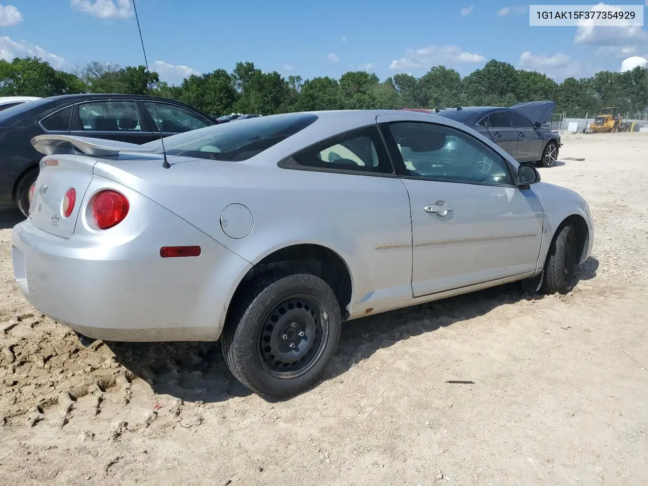 2007 Chevrolet Cobalt Ls VIN: 1G1AK15F377354929 Lot: 63238885
