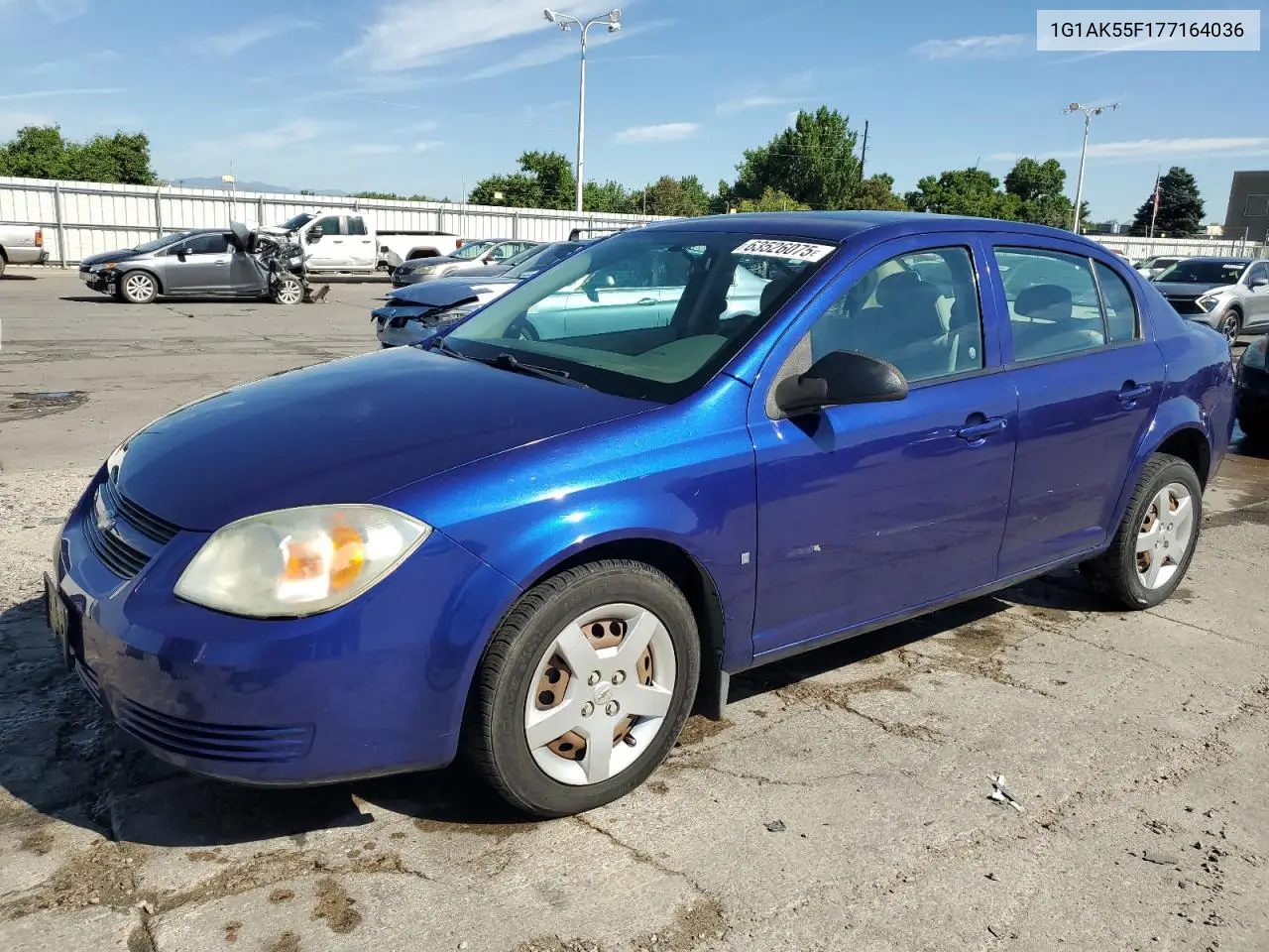 2007 Chevrolet Cobalt Ls VIN: 1G1AK55F177164036 Lot: 63526075