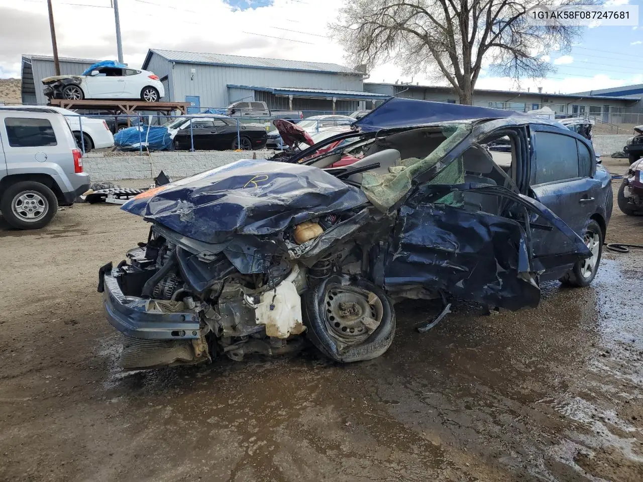 2008 Chevrolet Cobalt Ls VIN: 1G1AK58F087247681 Lot: 48331315