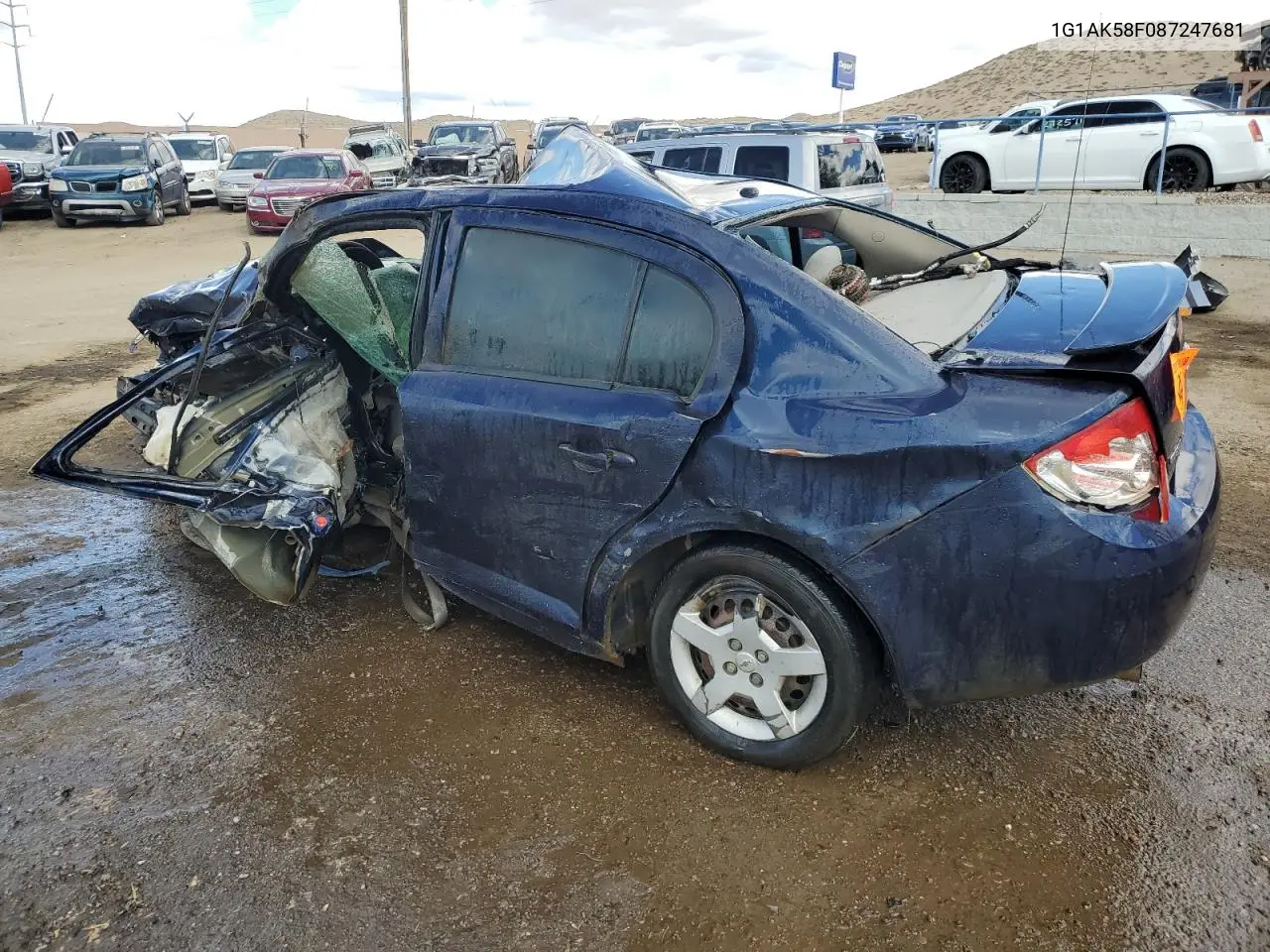 2008 Chevrolet Cobalt Ls VIN: 1G1AK58F087247681 Lot: 48331315