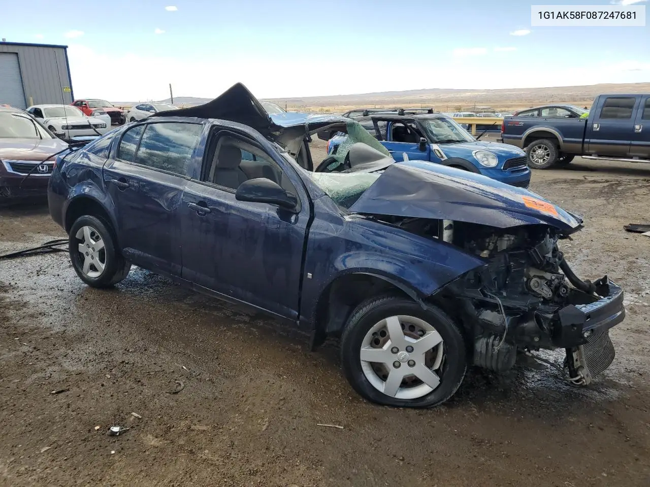 2008 Chevrolet Cobalt Ls VIN: 1G1AK58F087247681 Lot: 48331315