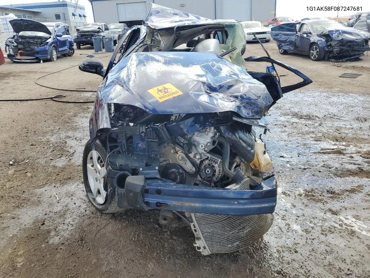 2008 Chevrolet Cobalt Ls VIN: 1G1AK58F087247681 Lot: 48331315