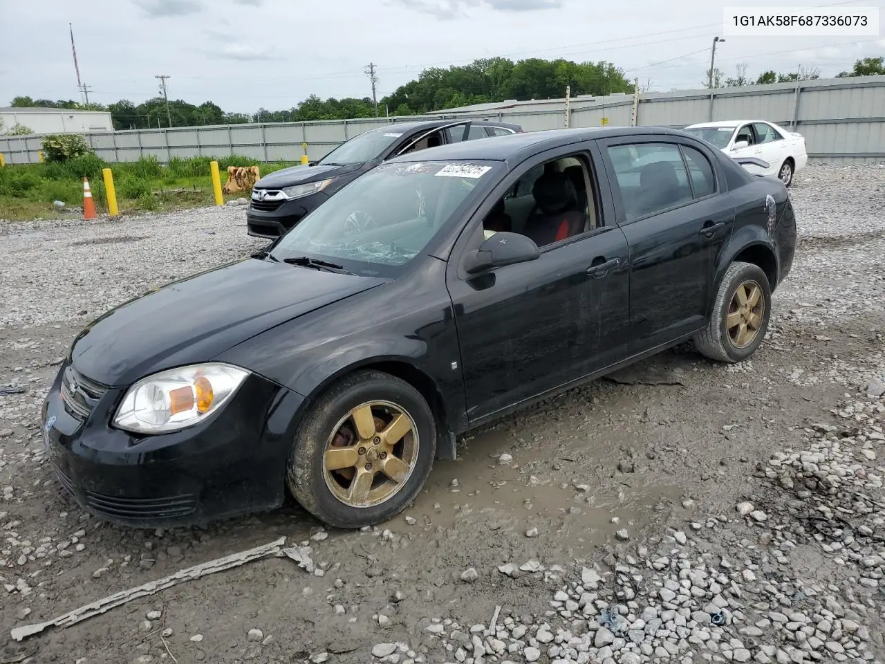 2008 Chevrolet Cobalt Ls VIN: 1G1AK58F687336073 Lot: 55754825