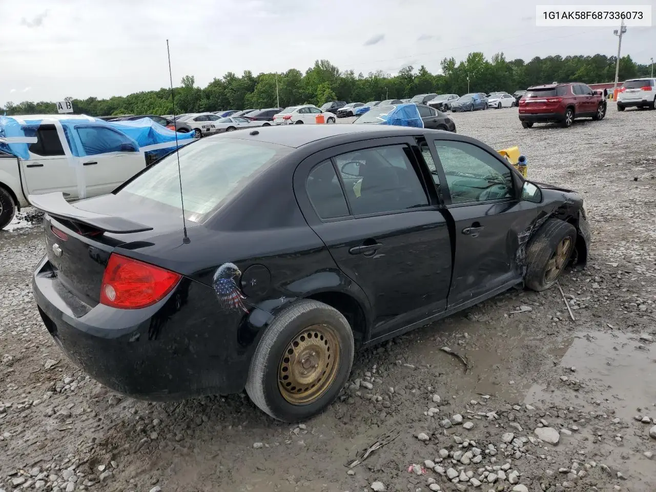 2008 Chevrolet Cobalt Ls VIN: 1G1AK58F687336073 Lot: 55754825