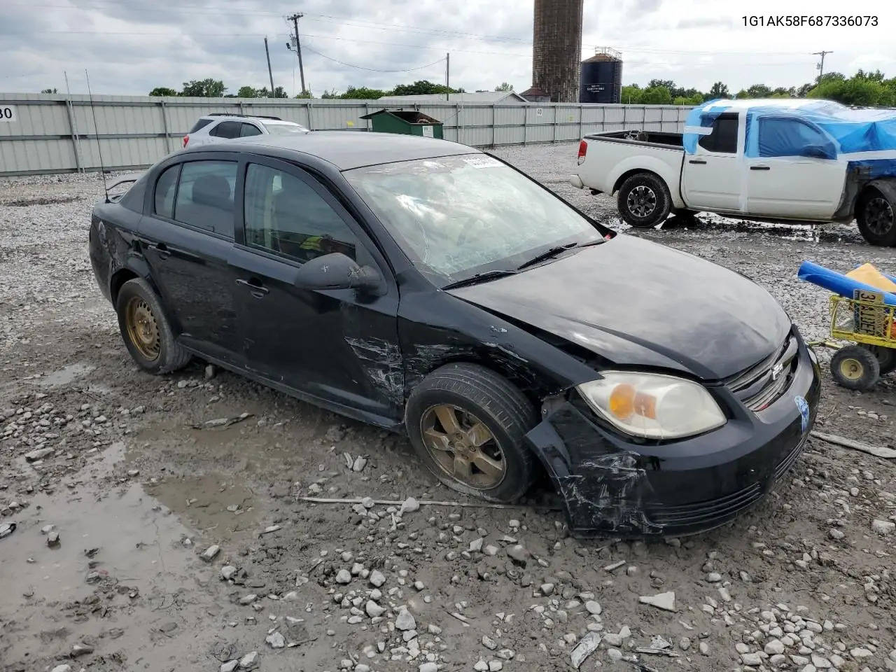 2008 Chevrolet Cobalt Ls VIN: 1G1AK58F687336073 Lot: 55754825