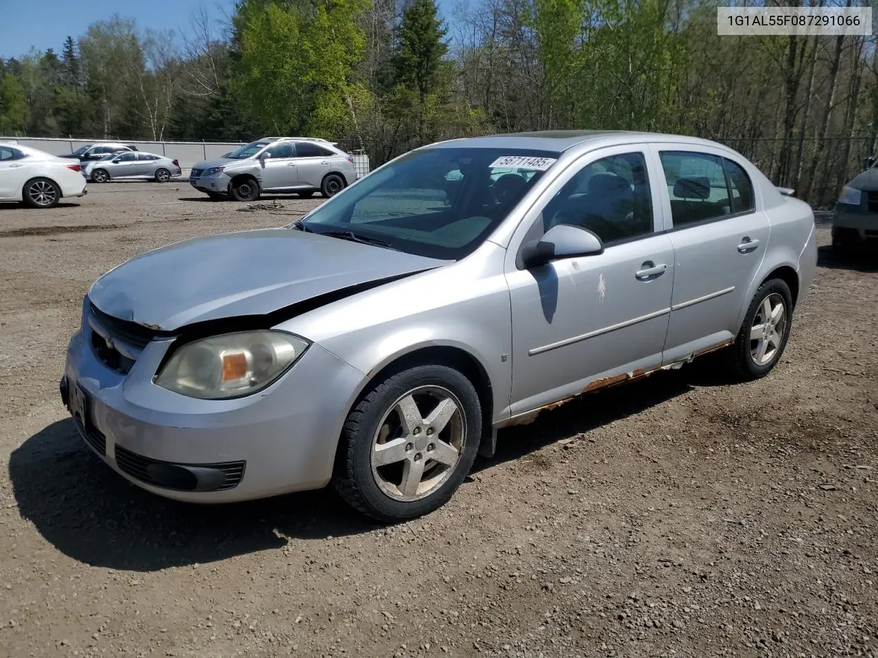 2008 Chevrolet Cobalt Lt VIN: 1G1AL55F087291066 Lot: 56711485