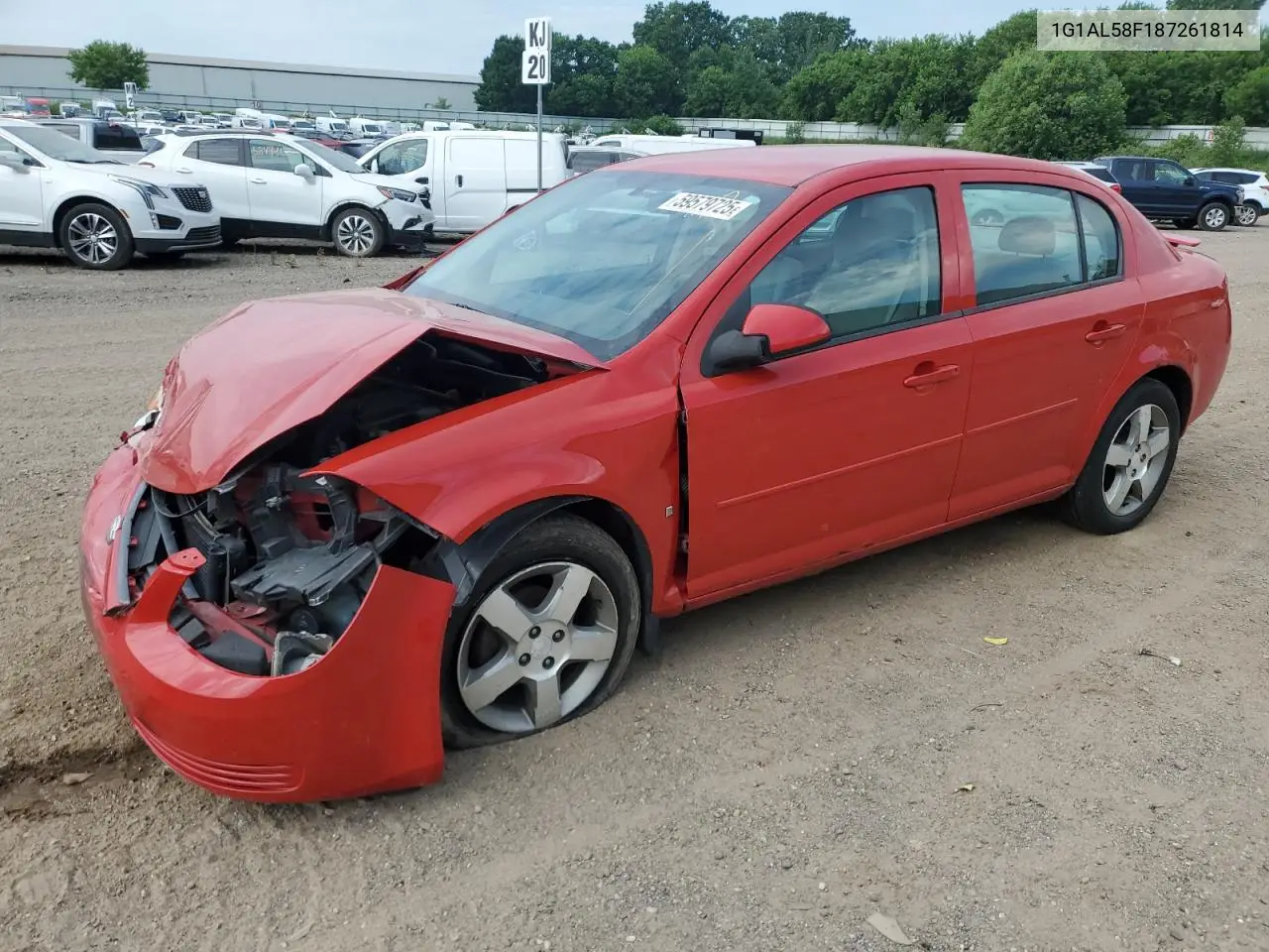 2008 Chevrolet Cobalt Lt VIN: 1G1AL58F187261814 Lot: 59579725