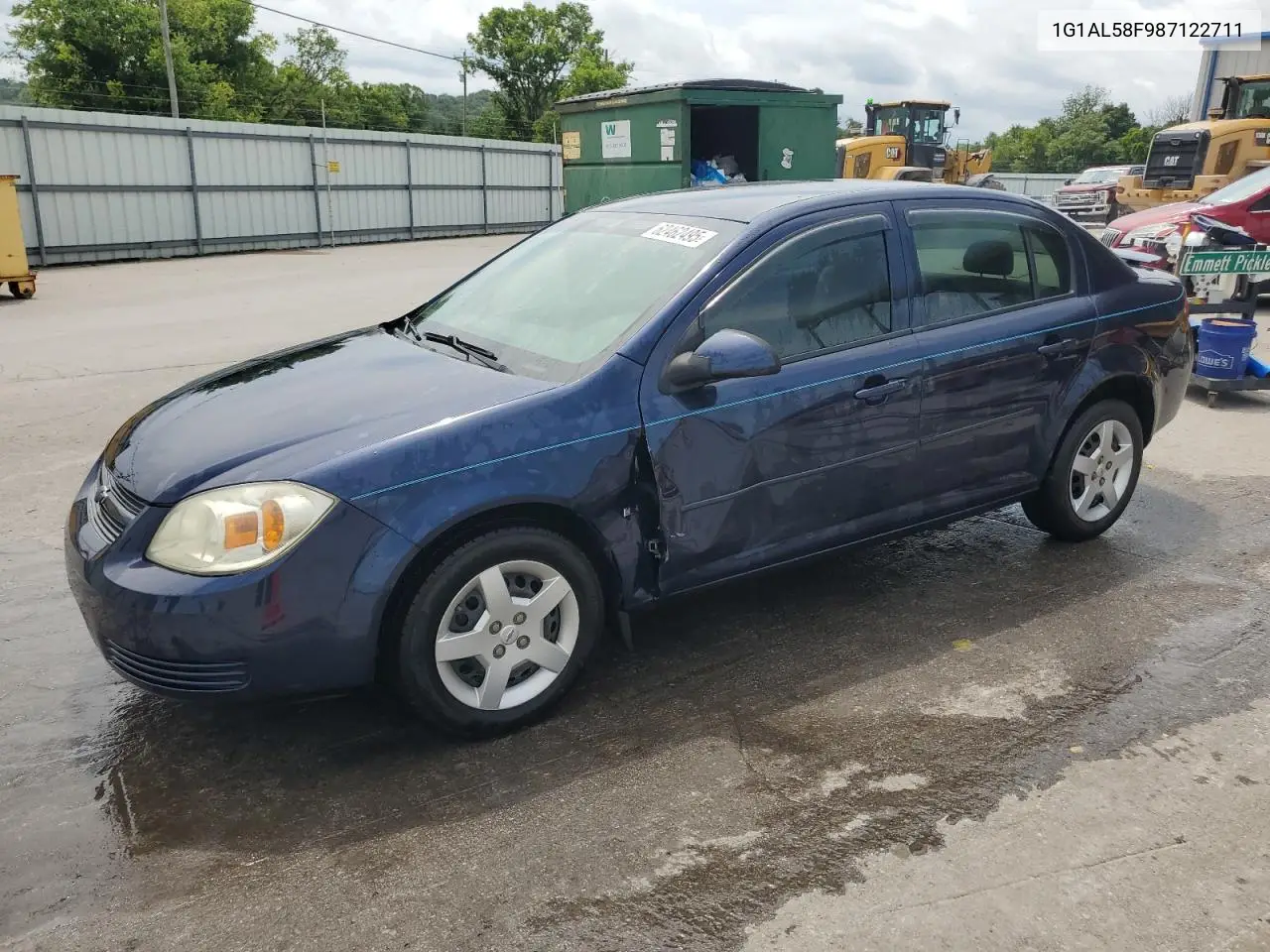 2008 Chevrolet Cobalt Lt VIN: 1G1AL58F987122711 Lot: 62462495