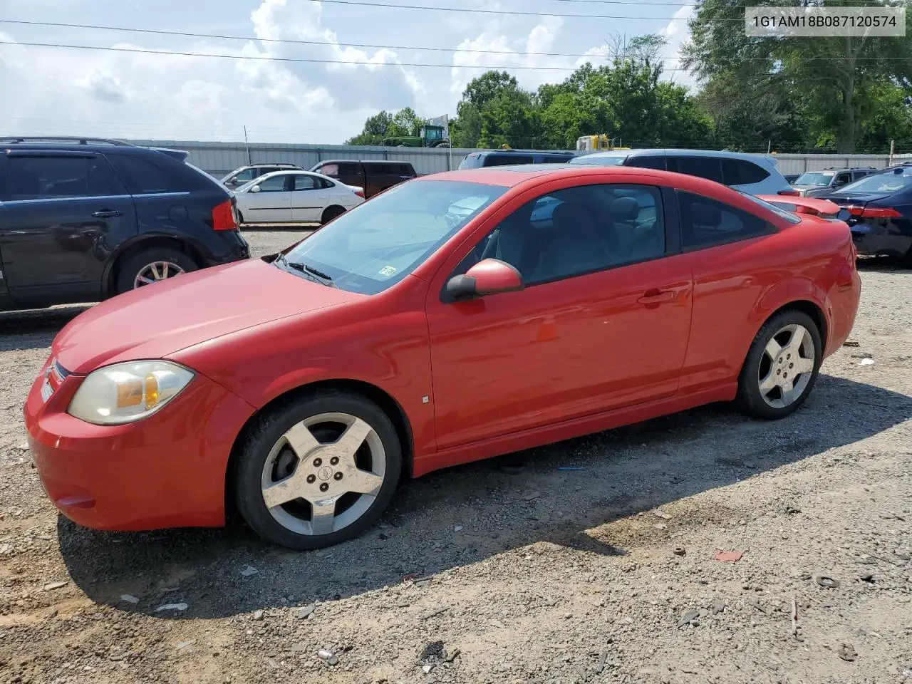 2008 Chevrolet Cobalt Sport VIN: 1G1AM18B087120574 Lot: 62671475