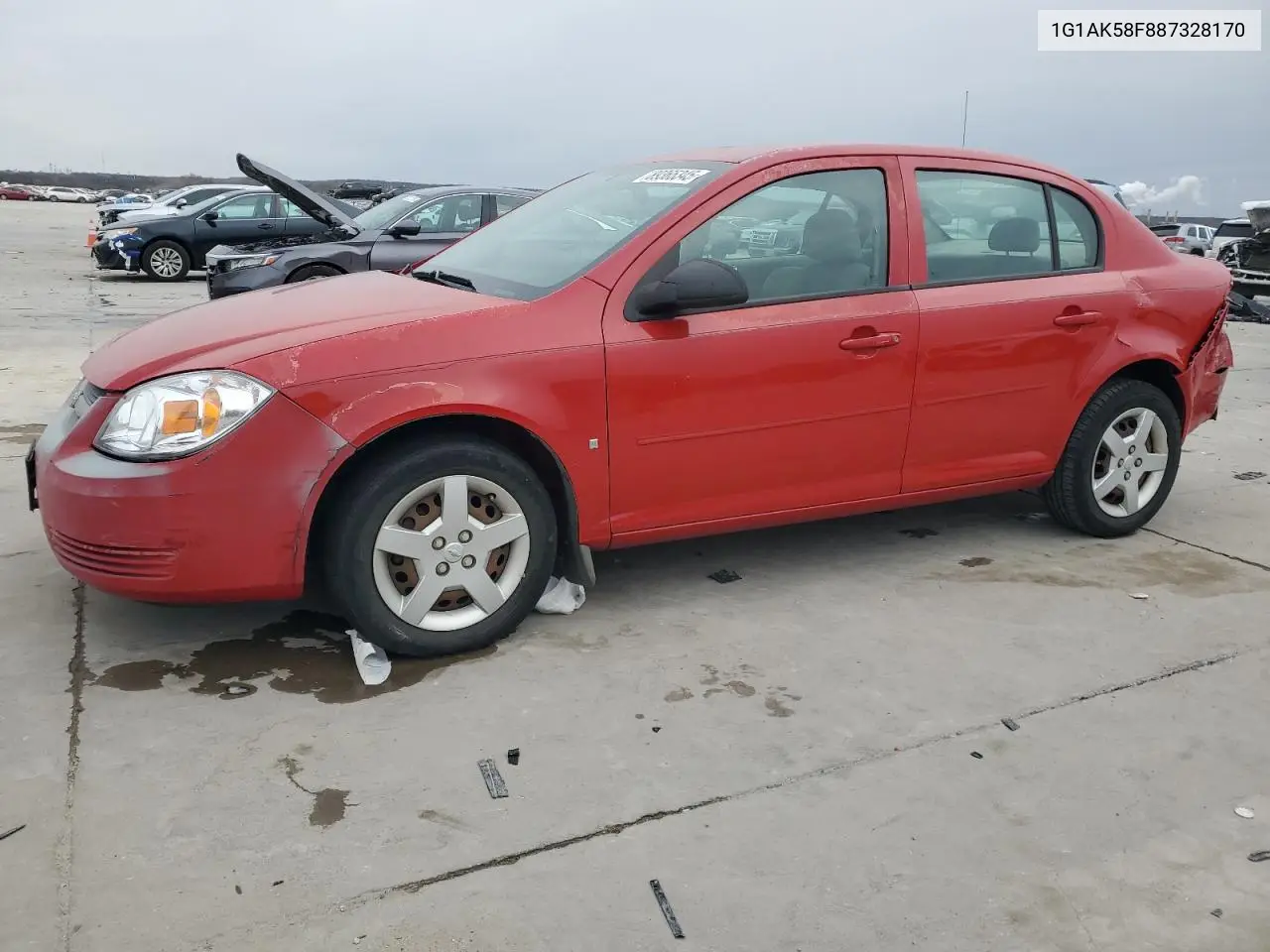 2008 Chevrolet Cobalt Ls VIN: 1G1AK58F887328170 Lot: 89365345