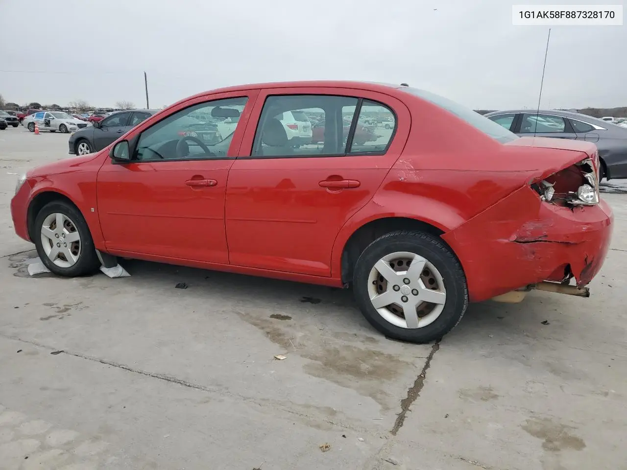 2008 Chevrolet Cobalt Ls VIN: 1G1AK58F887328170 Lot: 89365345