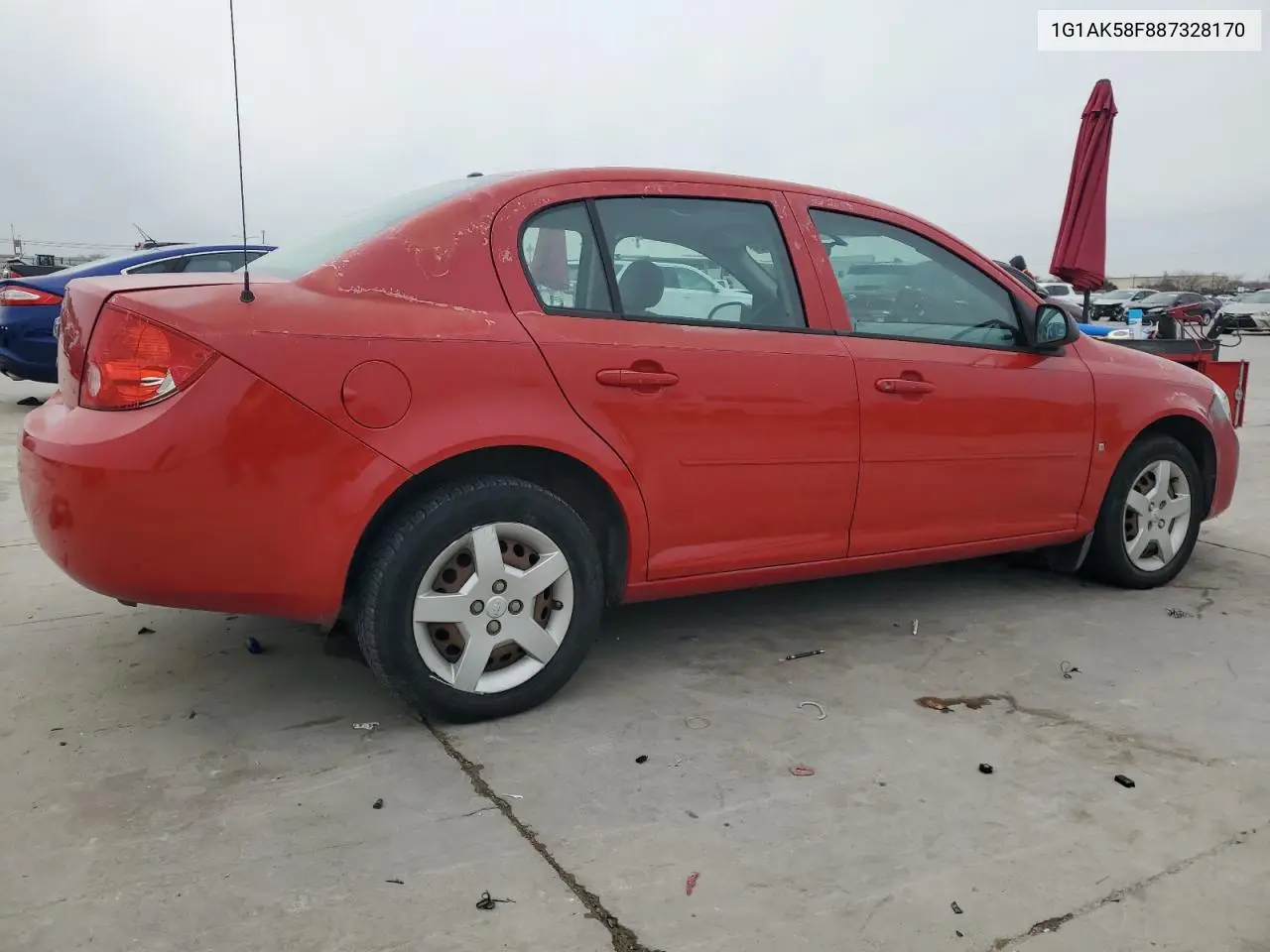 2008 Chevrolet Cobalt Ls VIN: 1G1AK58F887328170 Lot: 89365345
