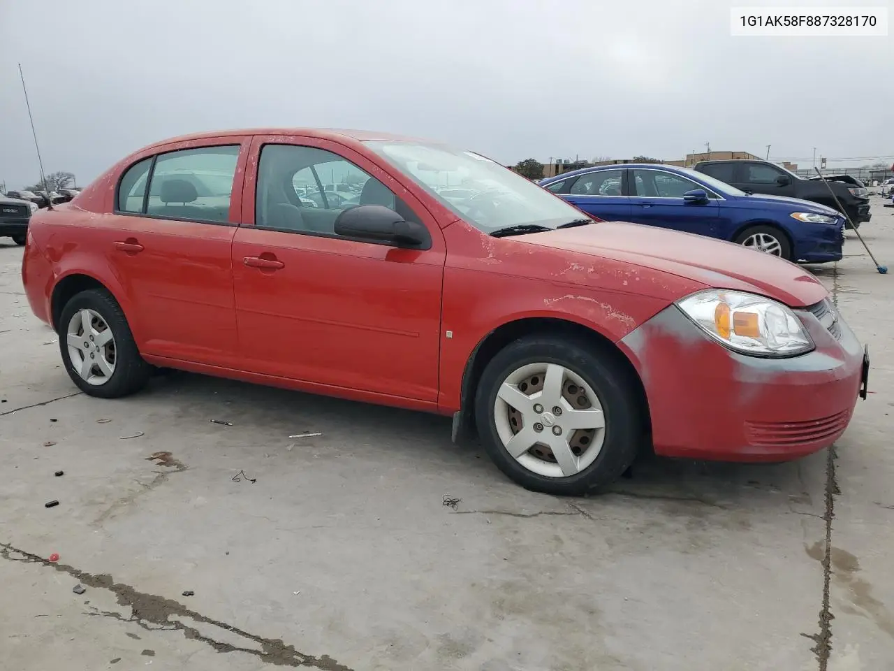 2008 Chevrolet Cobalt Ls VIN: 1G1AK58F887328170 Lot: 89365345