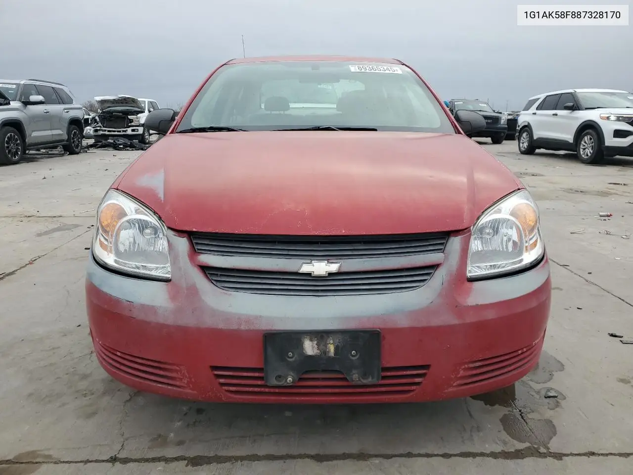 2008 Chevrolet Cobalt Ls VIN: 1G1AK58F887328170 Lot: 89365345