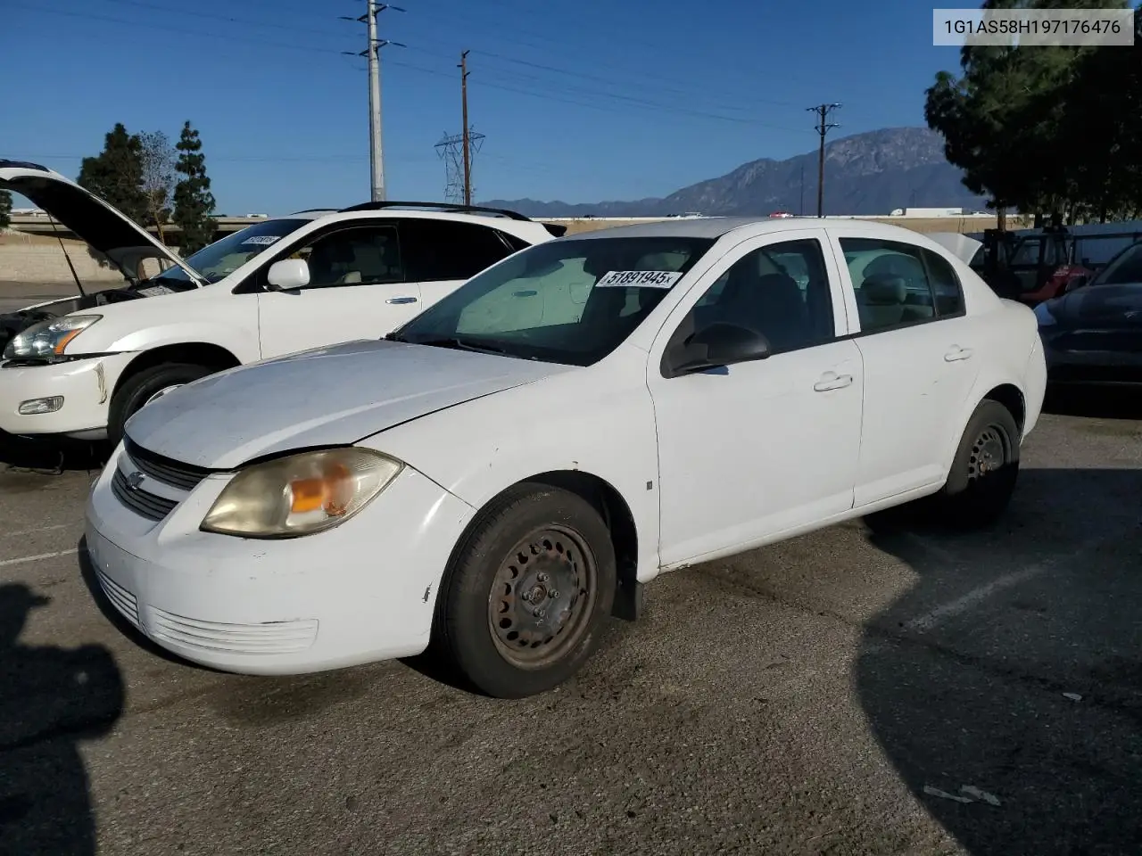 2009 Chevrolet Cobalt Ls VIN: 1G1AS58H197176476 Lot: 51891945