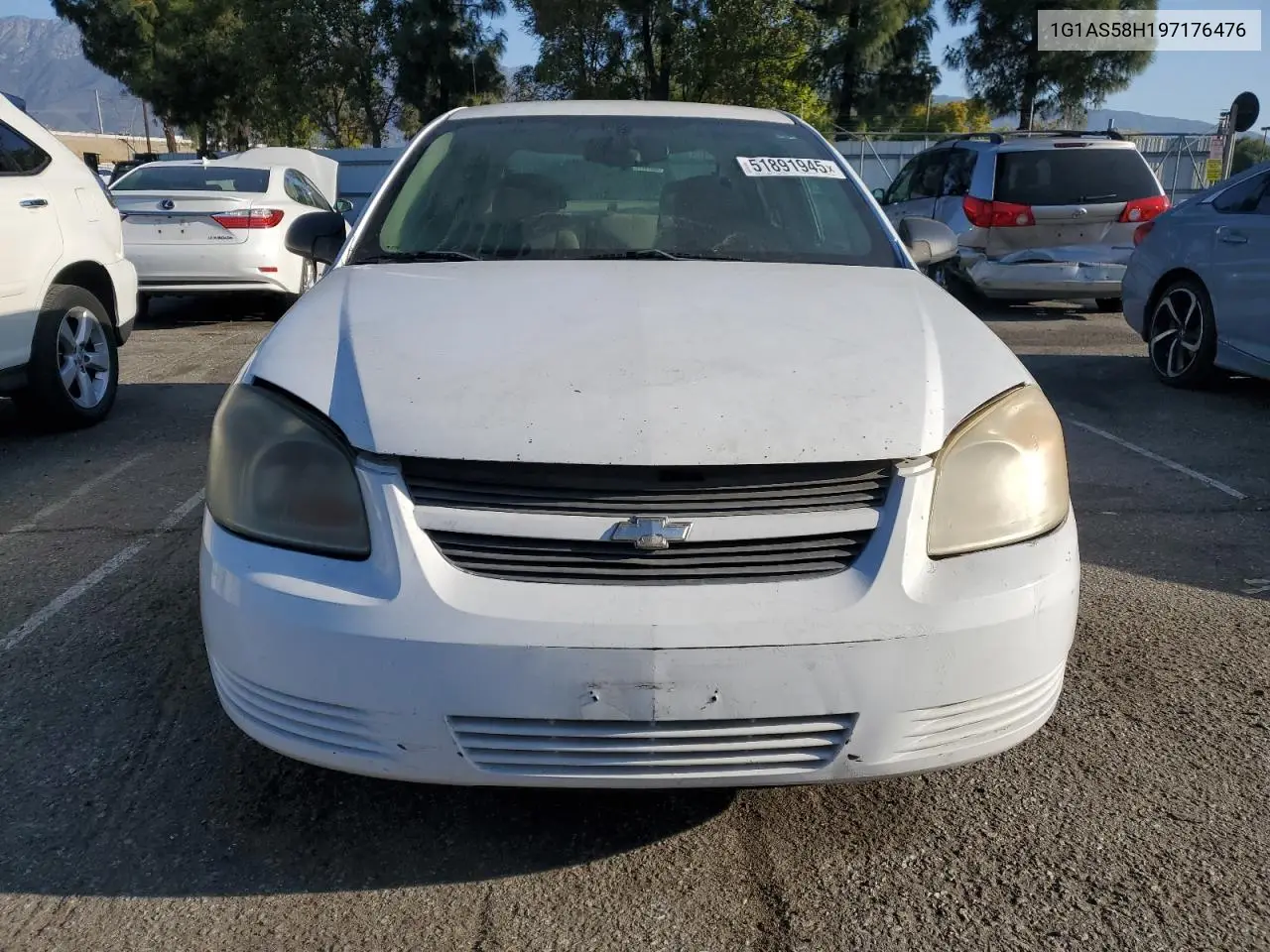 2009 Chevrolet Cobalt Ls VIN: 1G1AS58H197176476 Lot: 51891945