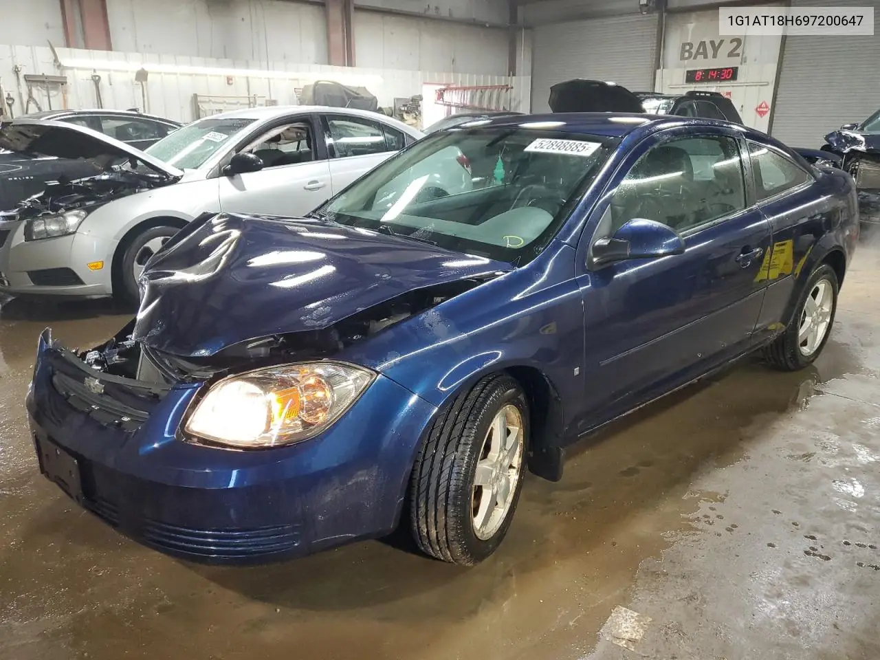 2009 Chevrolet Cobalt Lt VIN: 1G1AT18H697200647 Lot: 52898885