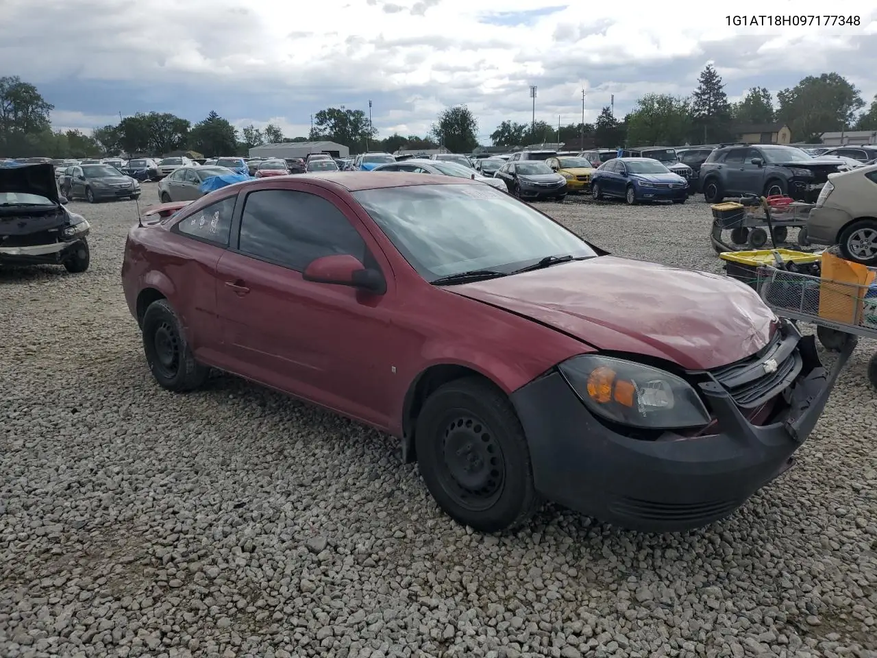 2009 Chevrolet Cobalt Lt VIN: 1G1AT18H097177348 Lot: 58189035