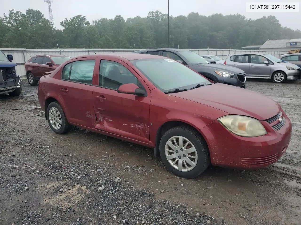 2009 Chevrolet Cobalt Lt VIN: 1G1AT58H297115442 Lot: 61334505