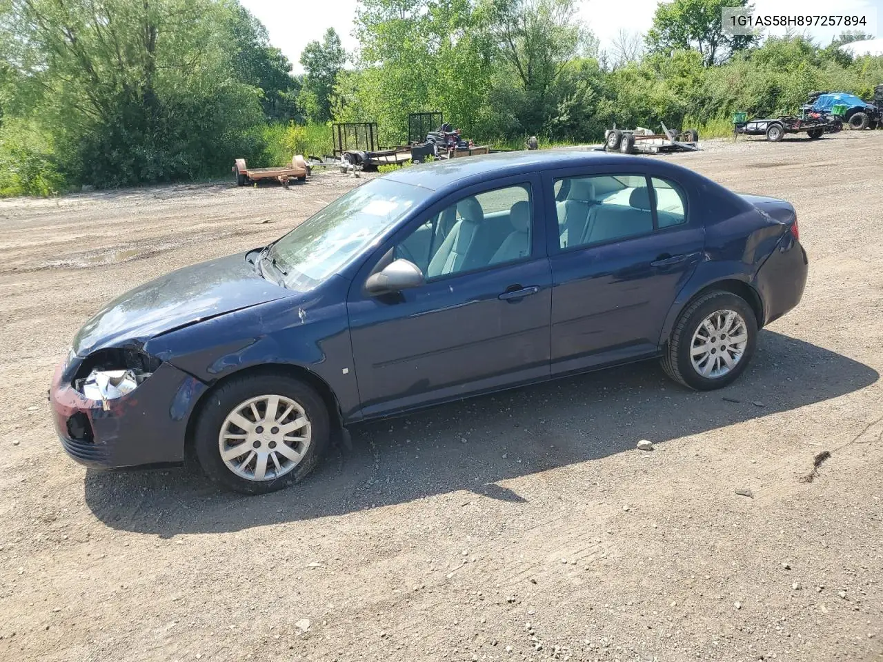 2009 Chevrolet Cobalt Ls VIN: 1G1AS58H897257894 Lot: 62511465