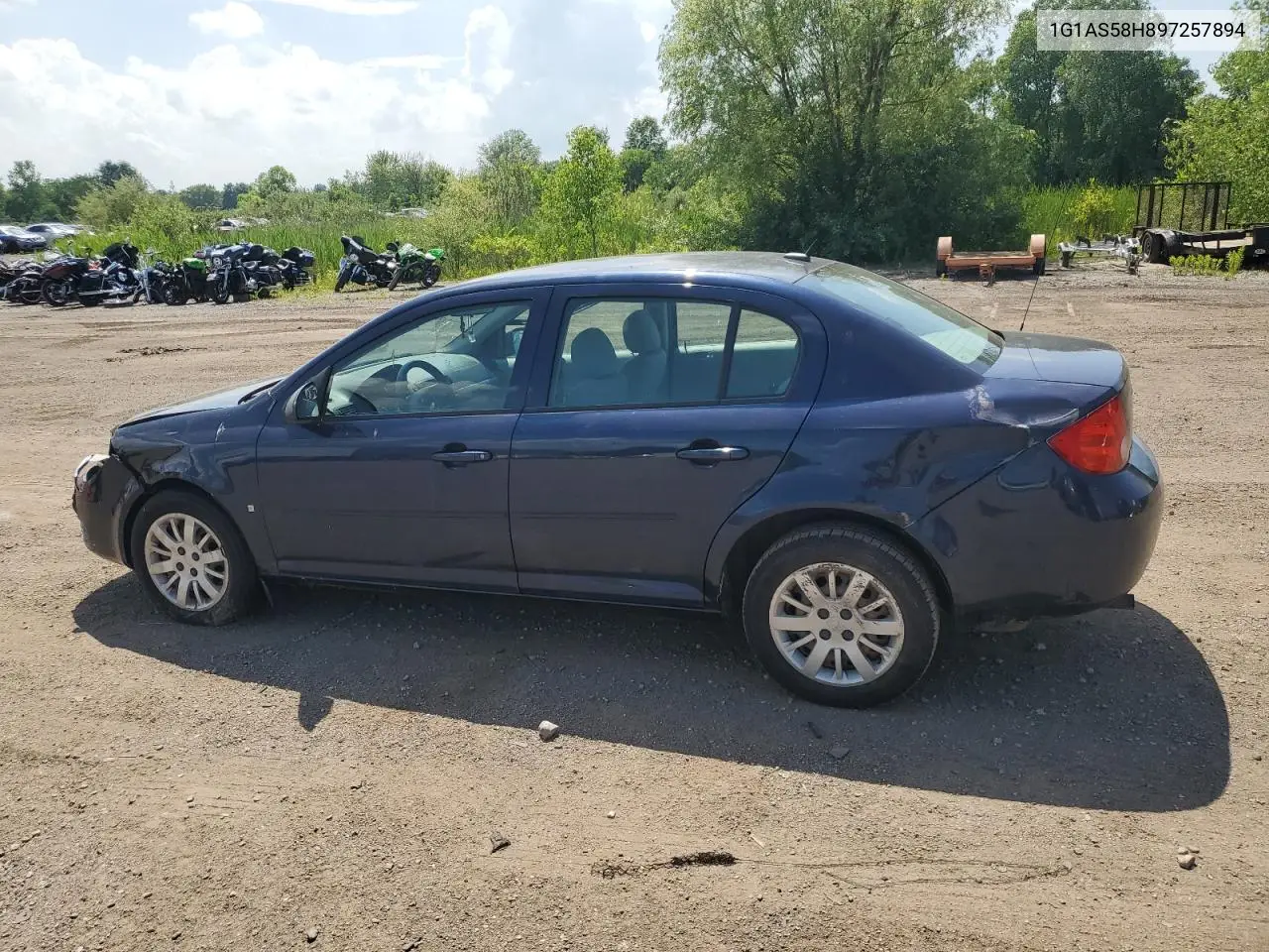 2009 Chevrolet Cobalt Ls VIN: 1G1AS58H897257894 Lot: 62511465