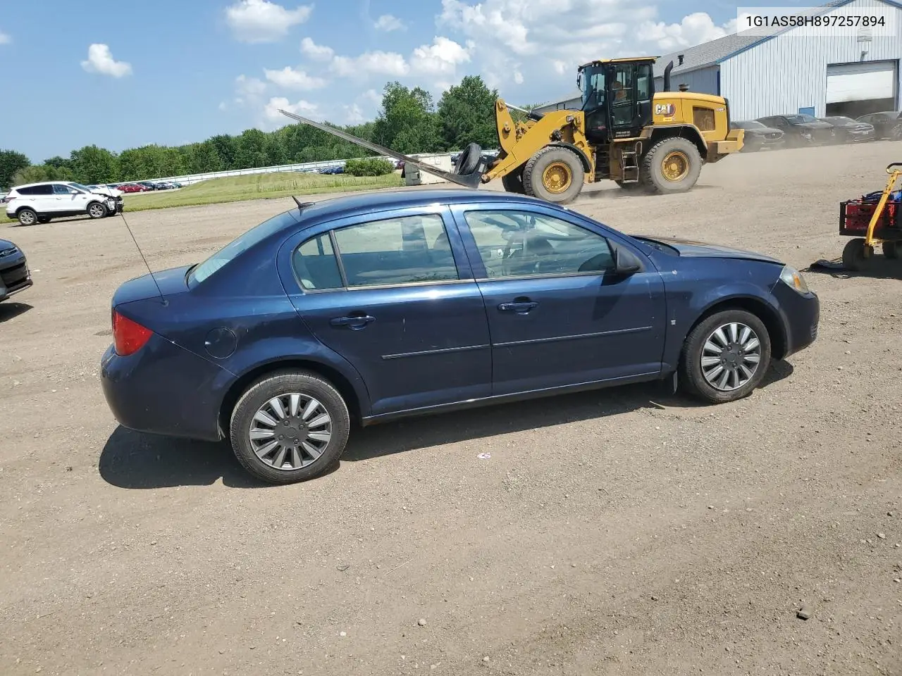 2009 Chevrolet Cobalt Ls VIN: 1G1AS58H897257894 Lot: 62511465