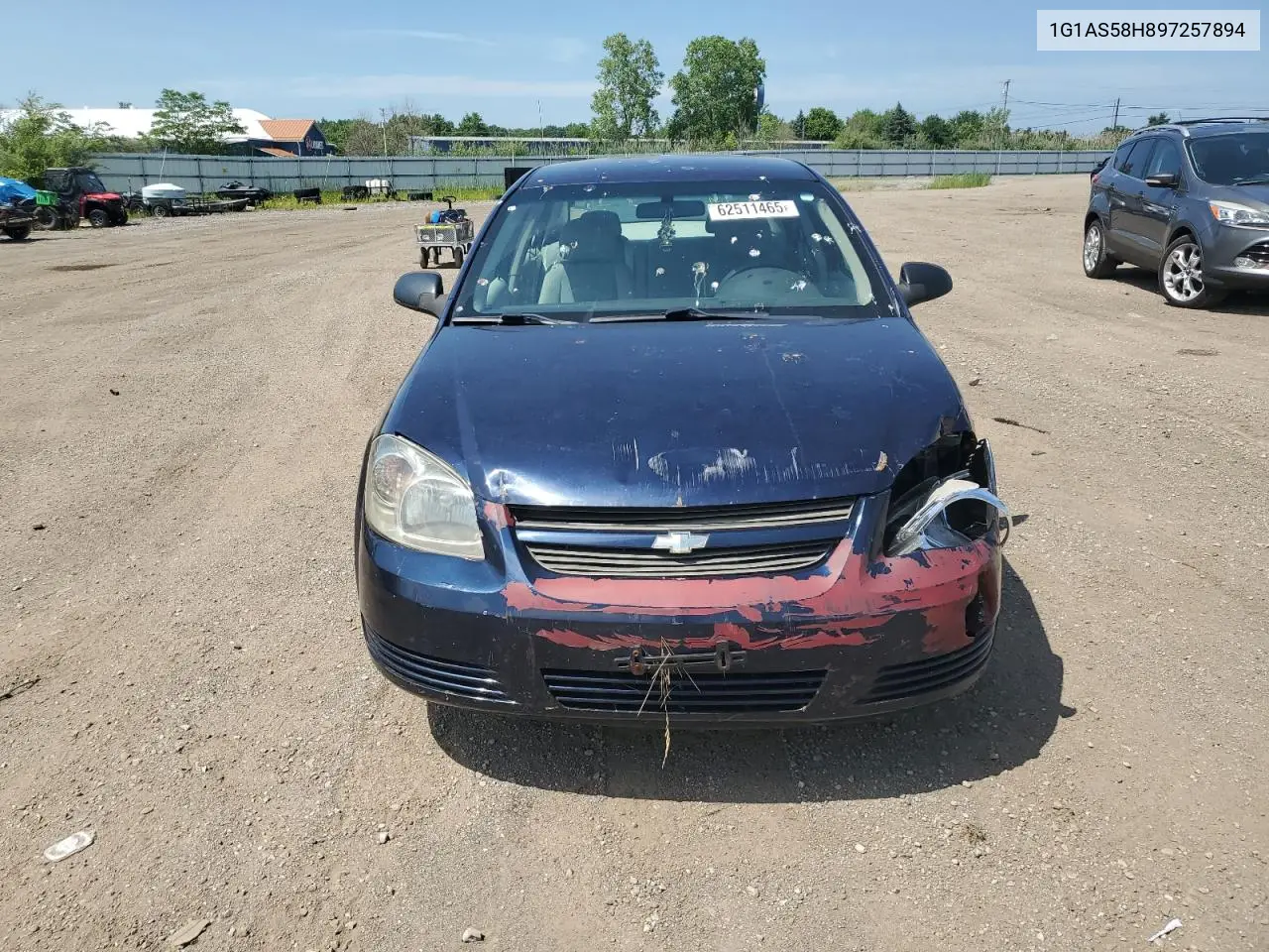 2009 Chevrolet Cobalt Ls VIN: 1G1AS58H897257894 Lot: 62511465