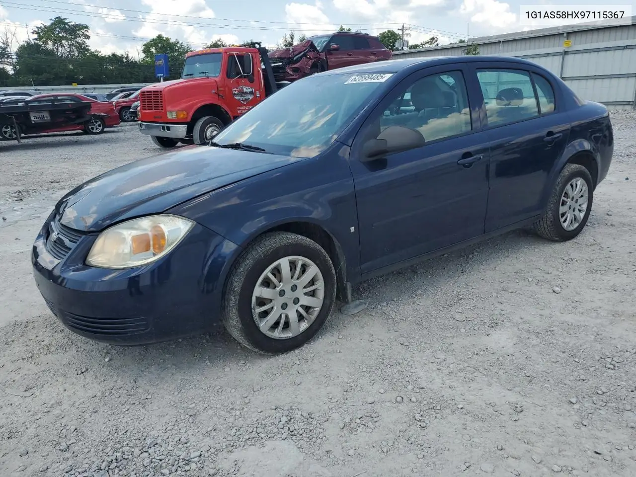 2009 Chevrolet Cobalt Ls VIN: 1G1AS58HX97115367 Lot: 62899485