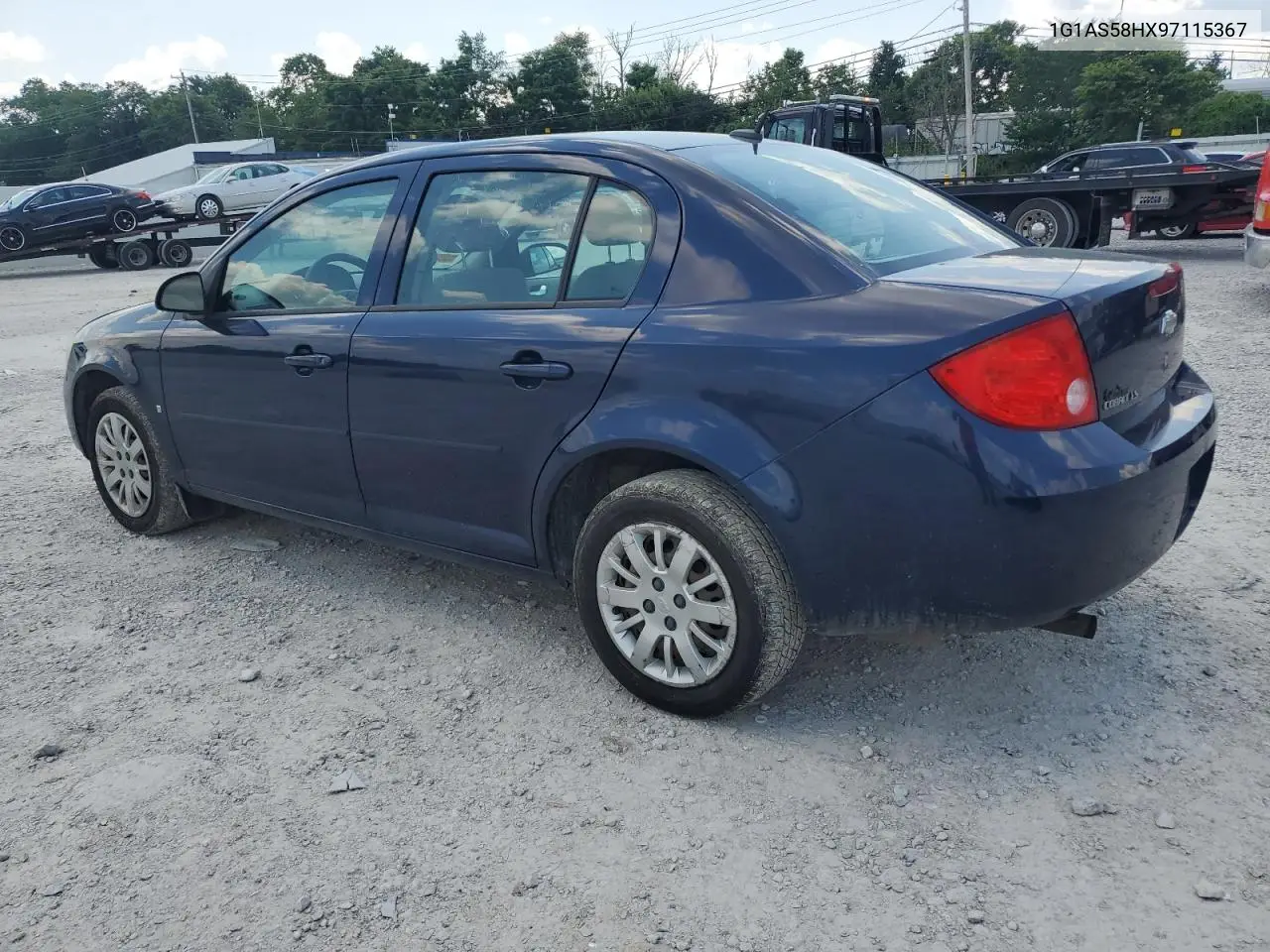 2009 Chevrolet Cobalt Ls VIN: 1G1AS58HX97115367 Lot: 62899485
