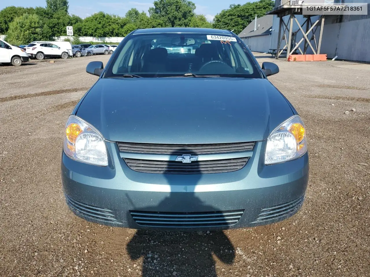 2010 Chevrolet Cobalt 2Lt VIN: 1G1AF5F57A7218361 Lot: 63420955
